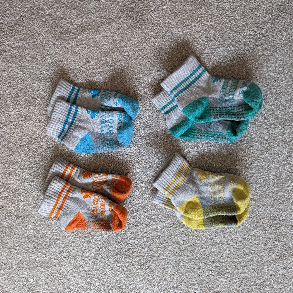 Bombas Toddler Socks, Set of 4